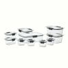 Food Storage Containers, Set of 20, Clear Tritan Plastic