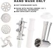 Simple Deluxe Electric Meat Grinder;  Heavy Duty Meat Mincer;  Food Grinder with Sausage & Kubbe Kit;  3 Grinder Plates;  600W Power;  Easy to Clean a