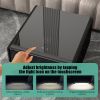 Modern Smart Side Table with Built-in Fridge, Wireless Charging, Temperature Control, Power Socket, USB Interface, Outlet Protection, Induction Light,