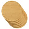 Chopping Boards 6 pcs âˆšÃ²11.8"x0.6" Bamboo