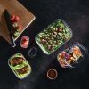 Food Storage Containers, Set of 20, Clear Tritan Plastic
