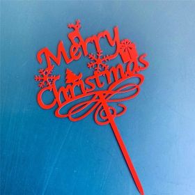 Bake Cake Decorations For Christmas (Option: 941red)