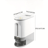 1pc Rice Bucket With Measuring Cup, Large Capacity Cereal Storage Container, Moisture-proof Insect-proof Sealed Storage Containers For Rice, Cereals,