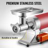 Home And Commercial Stainless Steel  Electric Meat Grinder W/2 Blade